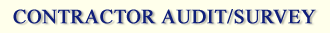 Contractor Audit/Survey